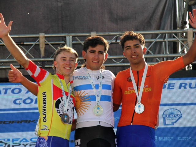 Erripa sum� otra medalla en el Argentino de Ruta 2026